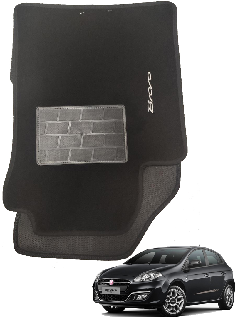 SET TAPPETI MOQUETTE FIAT BRAVO DAL 2007 AL 2014 S/ATT.