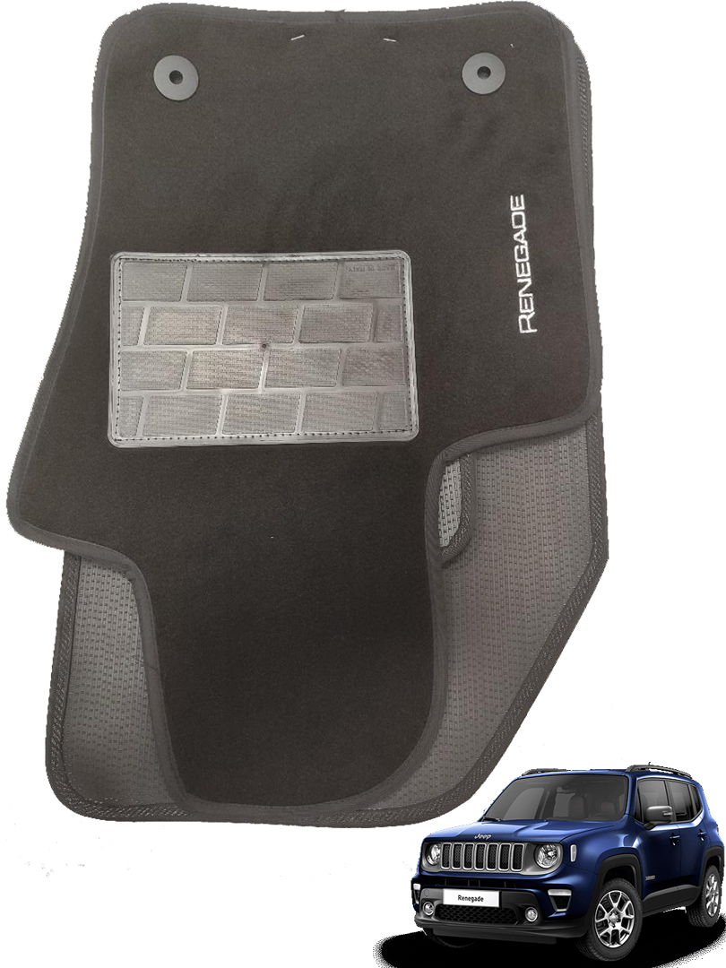 SET TAPPETI MOQUETTE JEEP RENEGADE 14> INTERASSE ANT.20 (4 ATT)