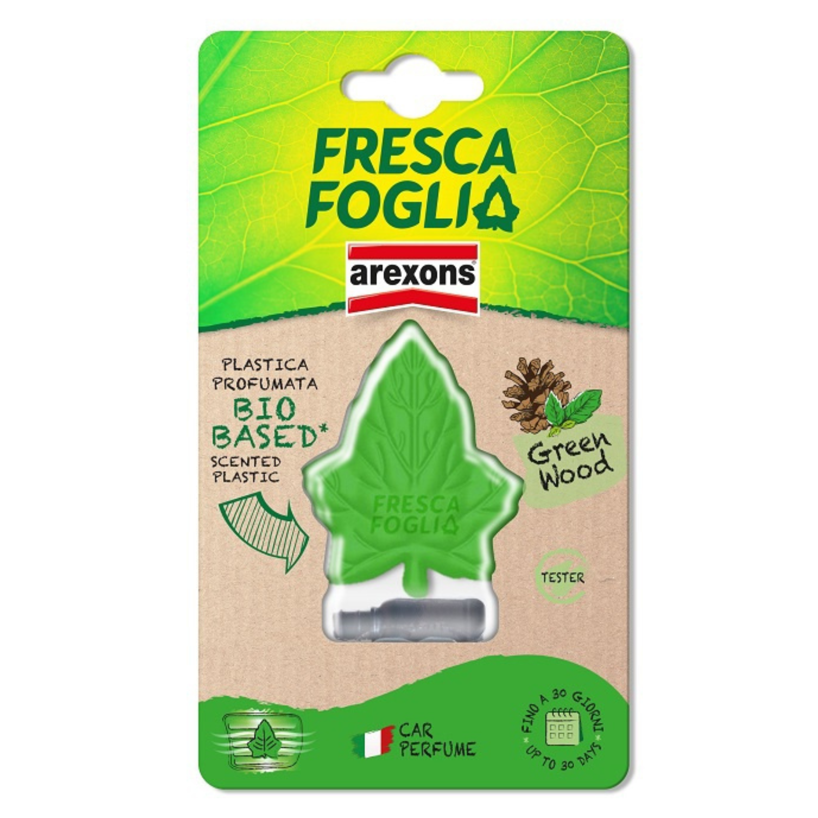 FRESCA FOGLIA DA BOCCHETTA LEGNO VERDE