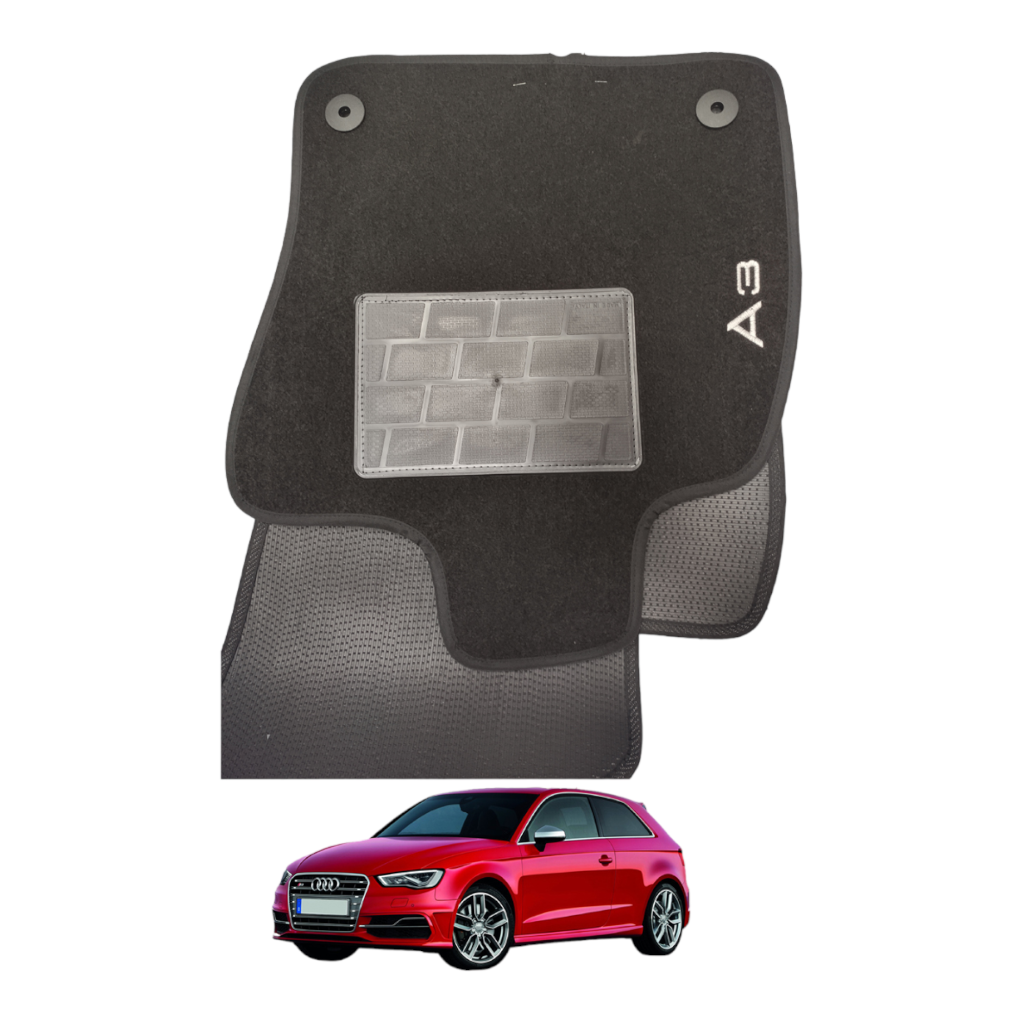 SET TAPPETI MOQUETTE AUDI A3 SPORTBACK 10/12> C/8 ATT.