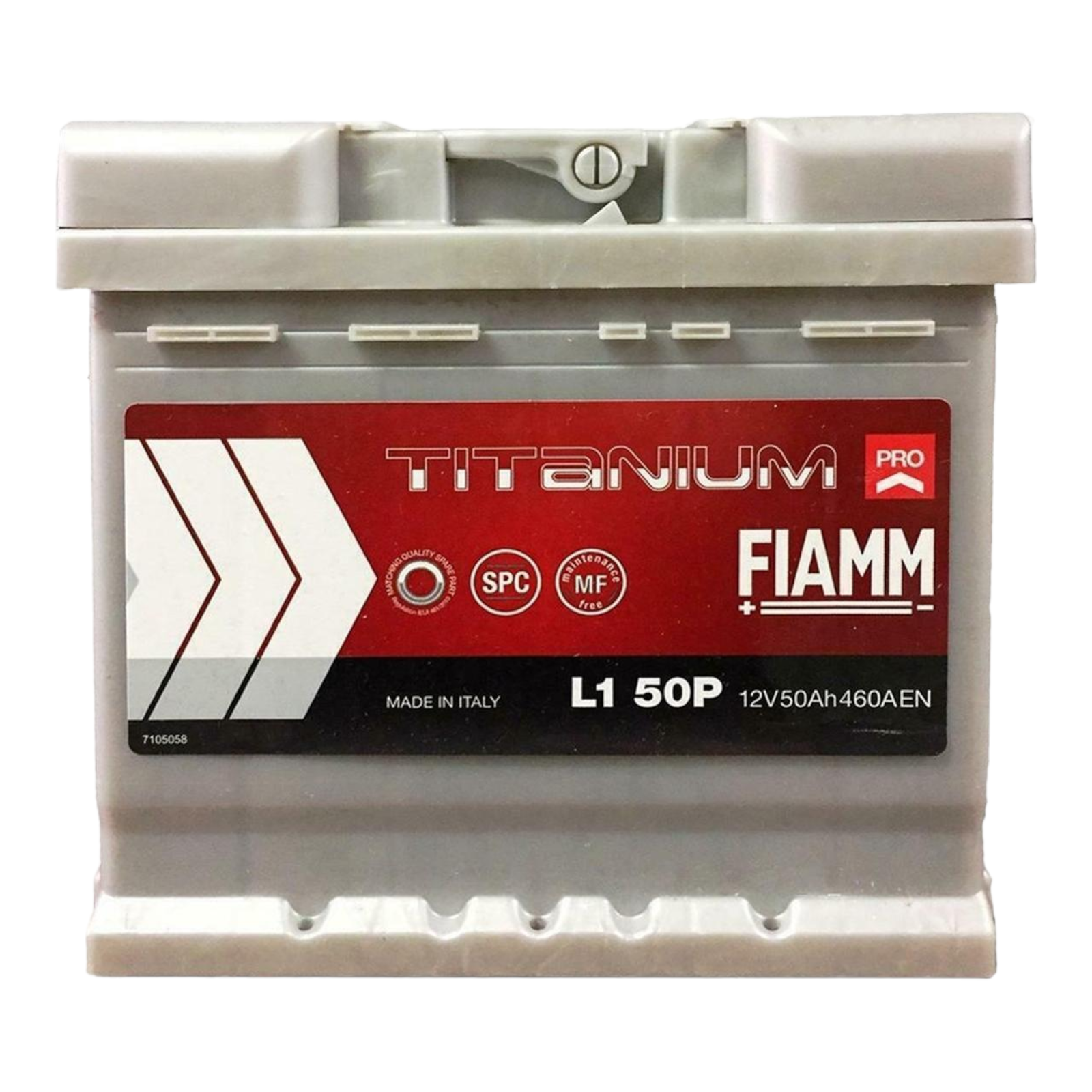 BATTERIA FIAMM TITANIUM 12V 50AH 460A (DX)