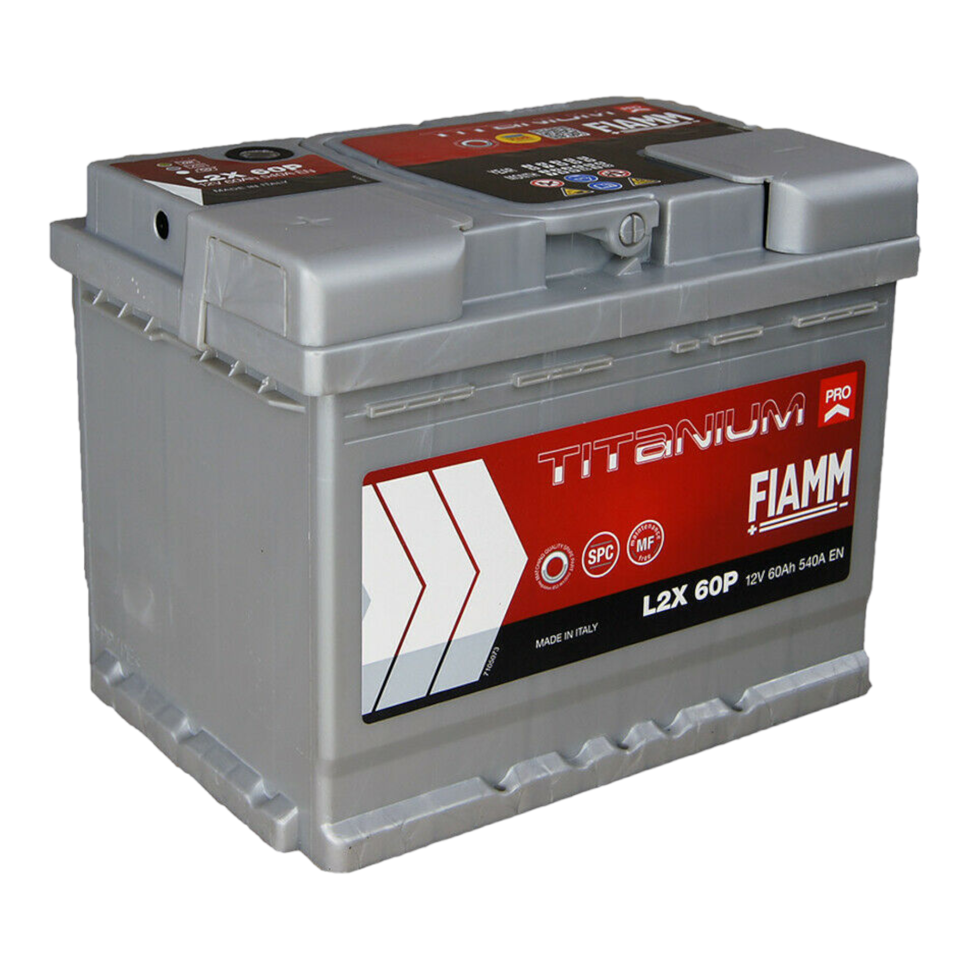 BATTERIA FIAMM TITANIUM PRO 12V 60 Ah 540 A L2X (SX)