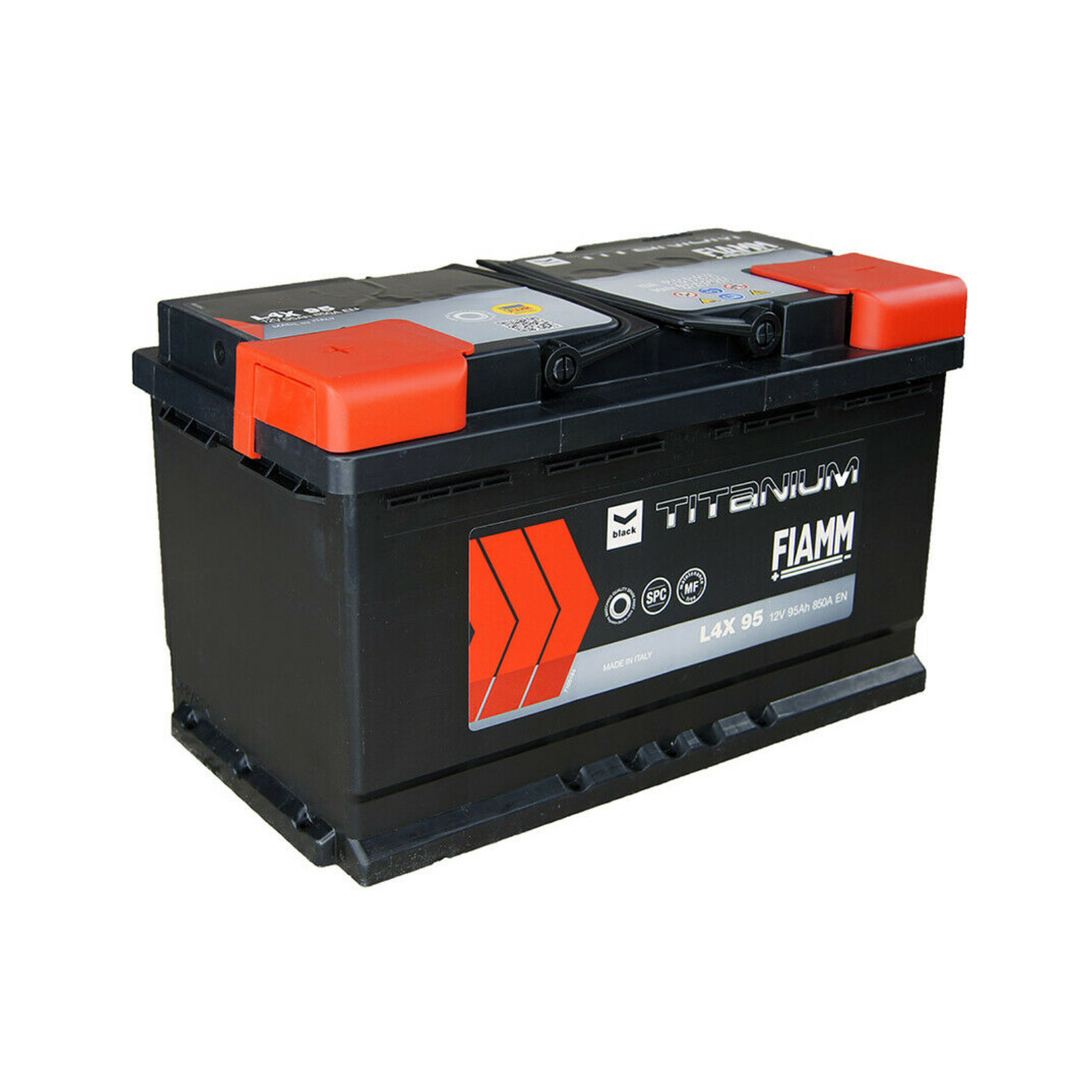 BATTERIE FIAMM BLACK TITANIUM 12V 95AH 850A - L4X (SX)