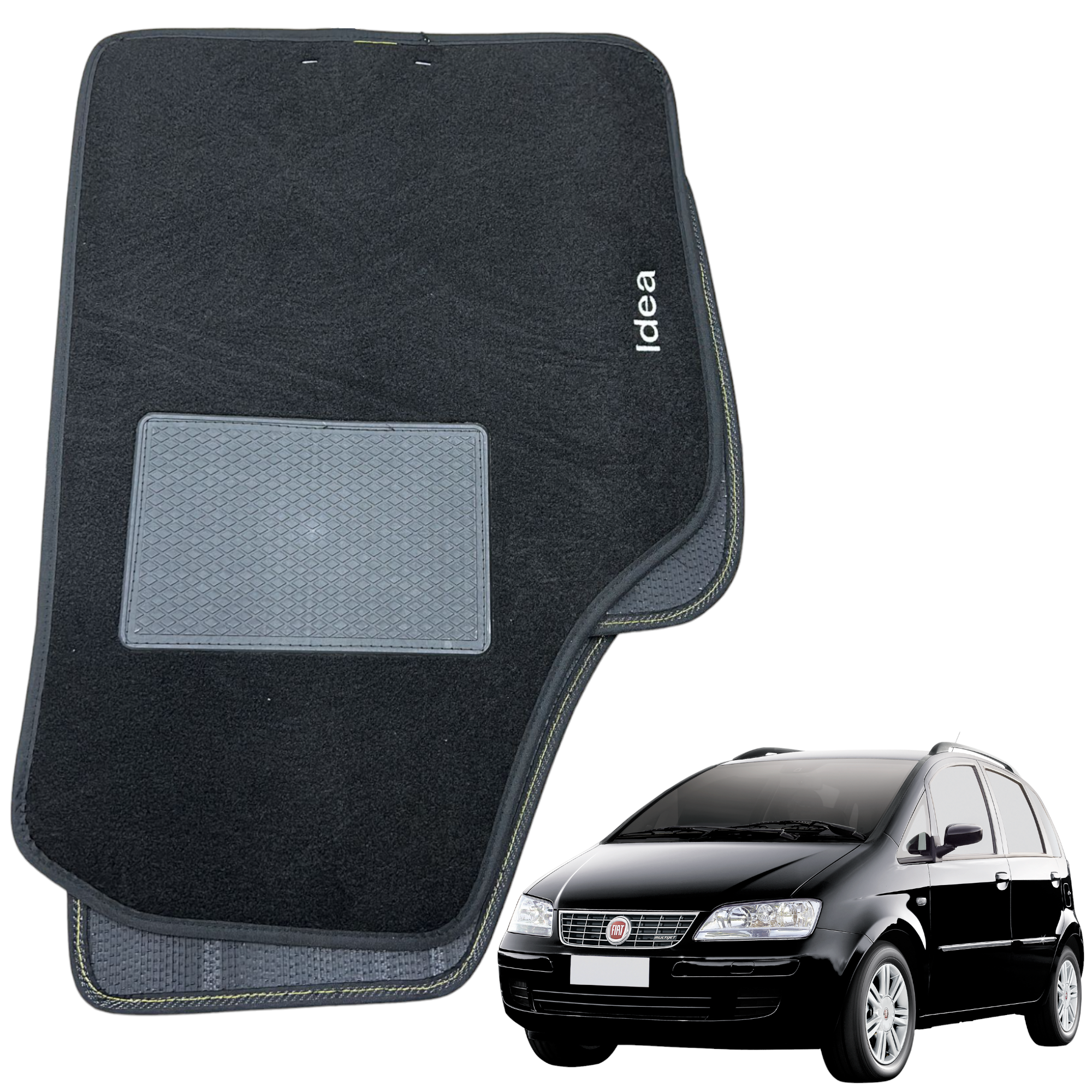 SET TAPPETI MOQUETTE FIAT IDEA DAL 2003 IN POI S/ATT.