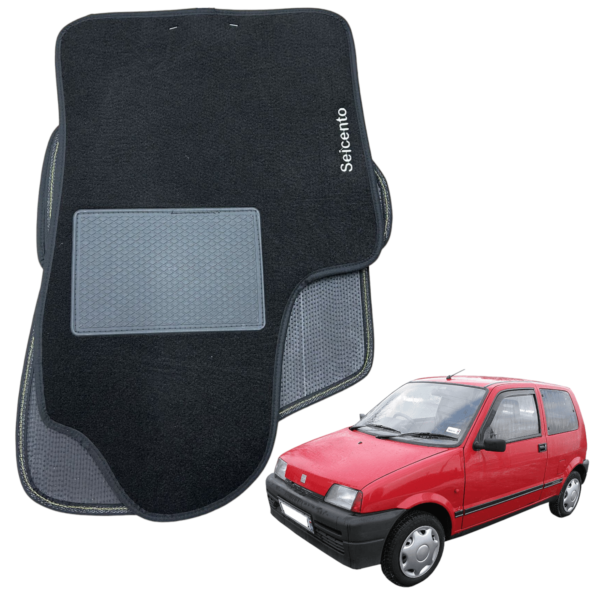 SET TAPPETI MOQUETTE FIAT SEICENTO / 600 S/ATT.