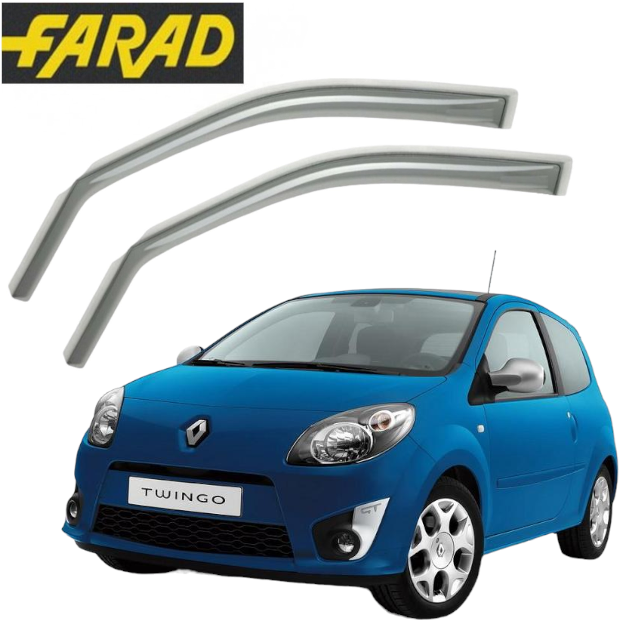 Deflettori anteriori - antivento fumé Renault Twingo 3P