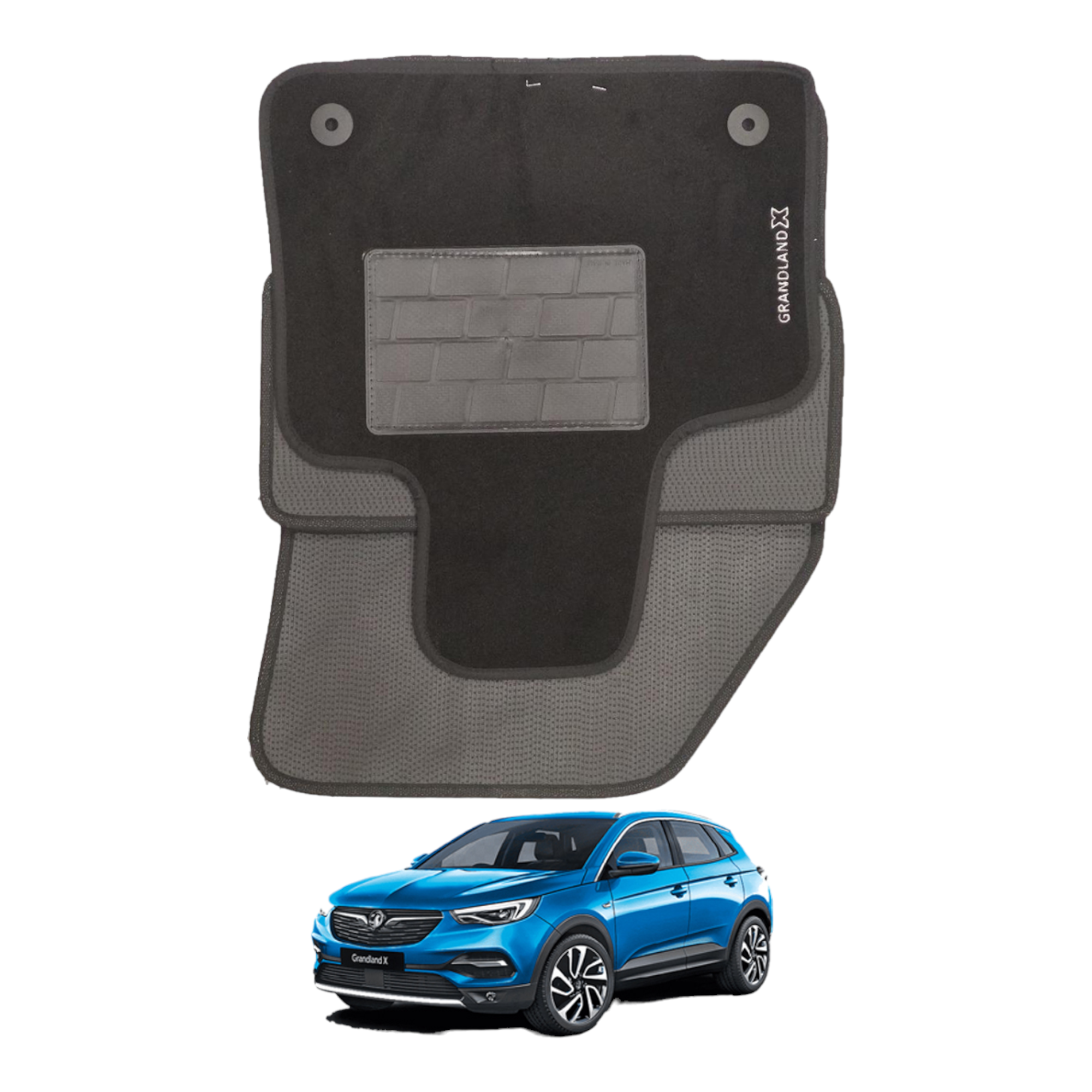 SET TAPPETI MOQUETTE OPEL GRANDLAND X 2017 C/2 ATT.