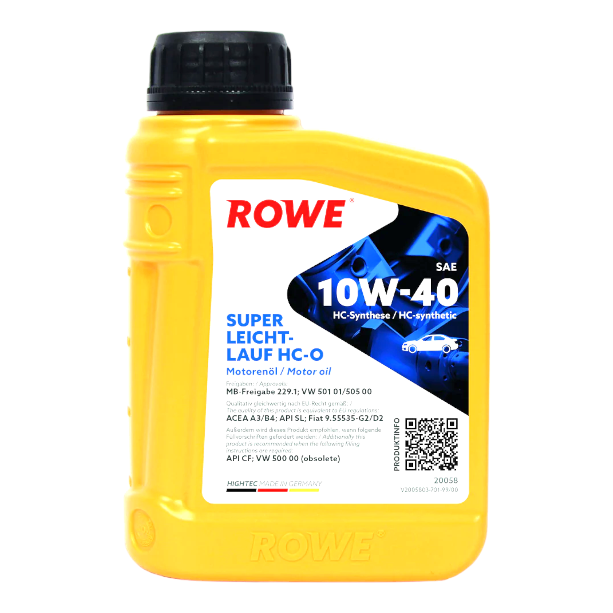 ROWE HIGHTEC 20058 SUPER LEICHTLAUF 10W-40 500ml