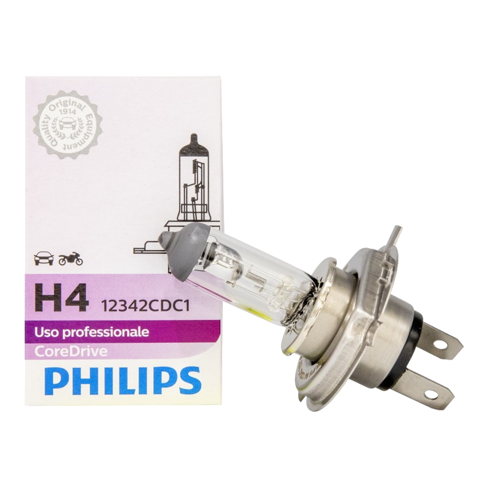 PHILIPS H4 Core Drive 12V 60/55W P43t-38