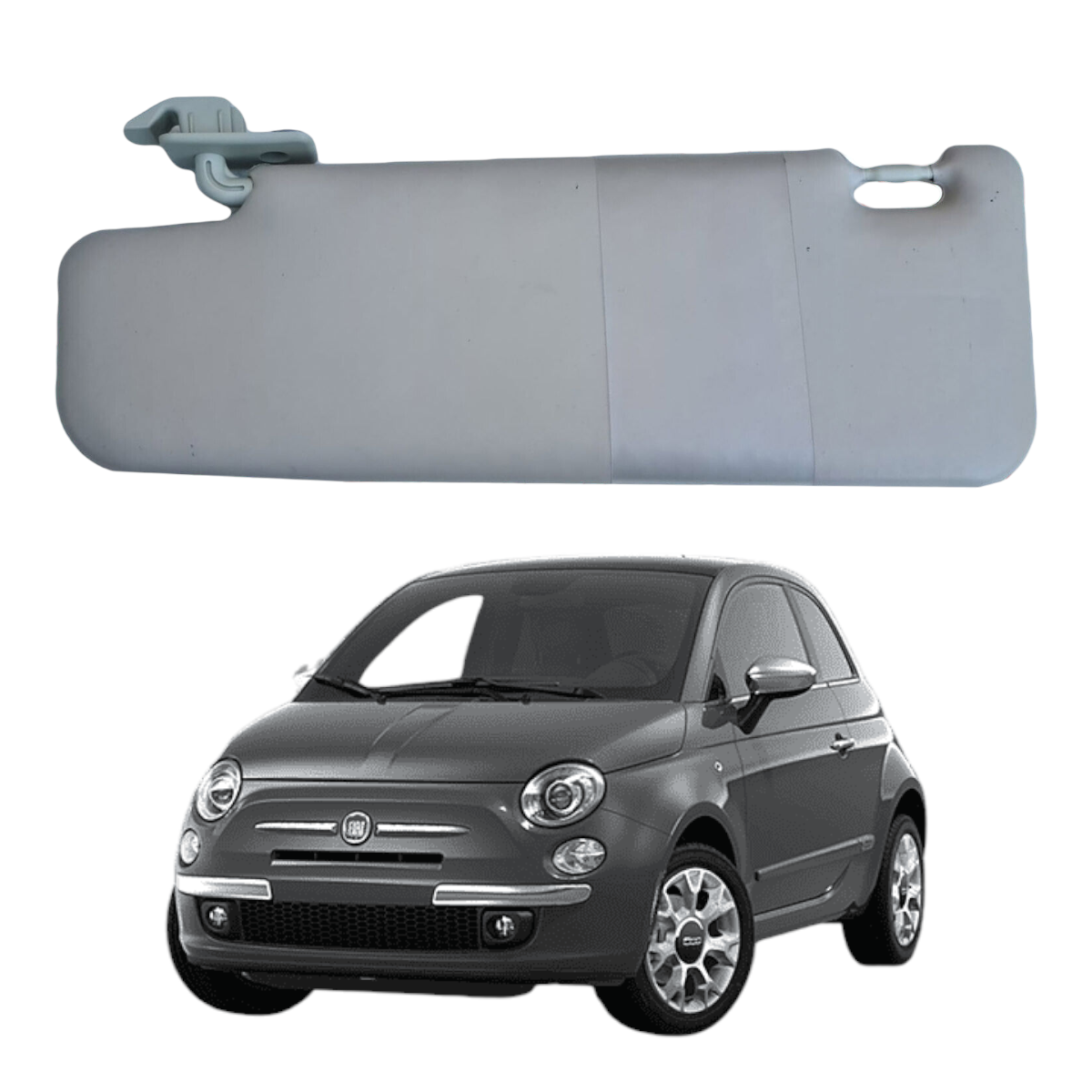 PANTINA PARASOLE SINISTRA FIAT 500 dal 2007 (LATO GUIDATORE)