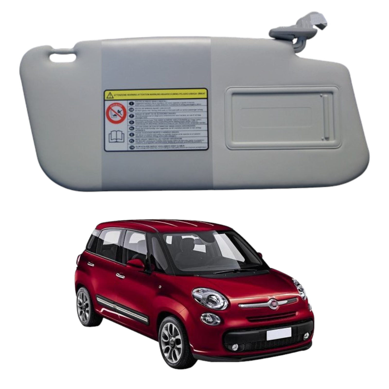 PANTINA PARASOLE DESTRA FIAT 500L dal 2012 (LATO PASSEGGERO)