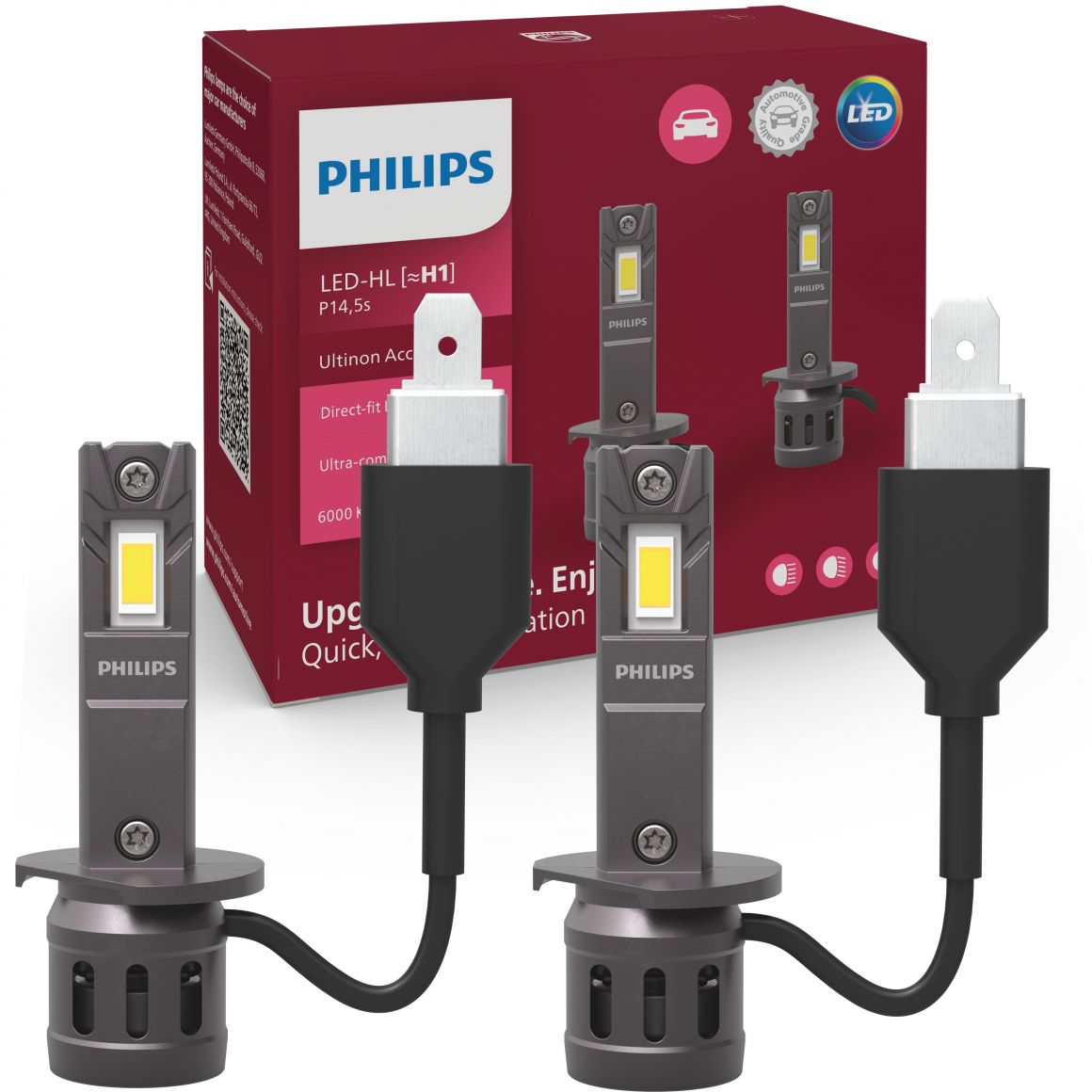 PHILIPS H1 ULTINON ACCESS LED LAMPADINA FARI AUTO