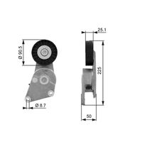 T38234 TENDICINGHIA CINGHIA POLI-V GATES TENS     