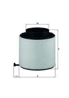 Linea : MAHLE FILTER Codice LX2092D