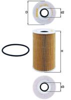 Linea : MAHLE FILTER Codice OX128/1D