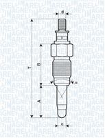 CANDELETTA DI PRERISCALDO VW GOLF III