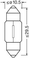 OSRAM ORIGINAL LINE 6438 Lampadina con zoccolo